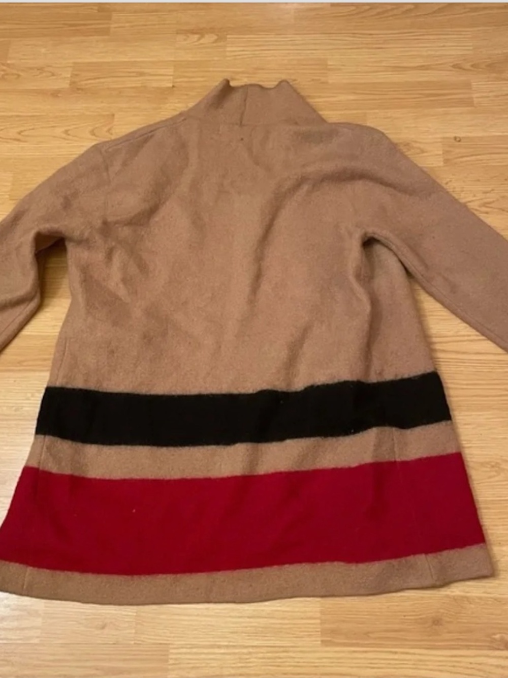 Vintage Brown‎ Wool Duster Sweater - Picture 4 of 8